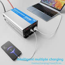 Load image into Gallery viewer, HOULI current inverter converter 12v to 220v convertidor de corriente coche 2000W 3000W 4000W 5000W 6000W european plug 50hz
