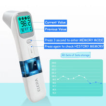 Load image into Gallery viewer, ELERA Infrared Digital Thermometer Forehead Ear Body Fever Termometre Multi-function Non-contact Temperature Measurement Device

