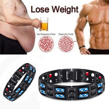Load image into Gallery viewer, Titanium Magnetic Bracelet Titanium Magnetic Luxury Slimming Bracelet Therapy Healthcare Jewelry Men Bangle Health Bracelets
