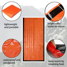 Load image into Gallery viewer, Emergency Sleeping Bag Lightweight Waterproof Outdoor First Aid Kit Waterproof Compression Backpack Hiking Camping Bedding
