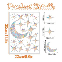 Load image into Gallery viewer, Rainbow Suncatcher Window Stickers – PVC Prism Decals
