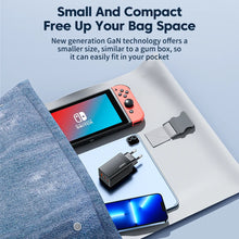 Load image into Gallery viewer, Toocki 67W GaN Charger Quick Charge 4.0 PD3.0 Fast Charging Type C Charger for Macook iPhone 14 13 12 Pro Max Samsung S23 Xiaomi

