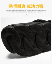 Load image into Gallery viewer, Waterproof cotton slippers for men winter 2024 new cashmere thickened warm waterproof non-slip indoor shoes
