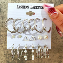 Load image into Gallery viewer, Gold Butterfly &amp; Heart Dangle Earrings Set – Acrylic Drop Jewelry for Women
