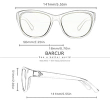 Load image into Gallery viewer, BARCUR Polarized Men’s Fashion Sunglasses – Elliptical Gradient TAC Lens with UV400 Protection – Lightweight Stainless Steel Frame Stylish Summer Eyewear for Travel Driving &amp; Outdoor Gift Occasions
