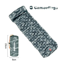 Load image into Gallery viewer, Ultralight Camping Inflatable Mattress with Built-In Pump &amp; Pillow
