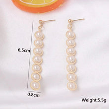 Load image into Gallery viewer, White Flower &amp; Butterfly Dangle Earrings – Acrylic Pearl Heart Jewelry
