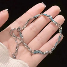 Load image into Gallery viewer, Shiny Pink Crystal Cherry Blossom Bracelets For Women Girls Sweet Moon Bow Flowers Zircon Bracelet Party Aesthetic Jewelry
