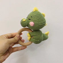 Load image into Gallery viewer, Baby Security Blanket Towel Feeding Bib Soft Towel Cotton Burping Cloth Infant Shower Gift Knitted Lovely Animal Rattle Sleep To
