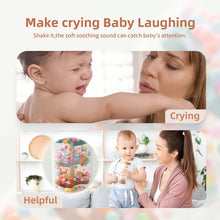Load image into Gallery viewer, Montessori Baby Rain Stick Rainbow Hourglass Music Rattle Toy
