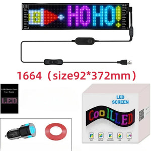 Bluetooth APP Waterproof USB 5V Flexible Addressable RGB Pattern Graffiti Scrolling Text Animation Matrix Pixel Display Car Shop