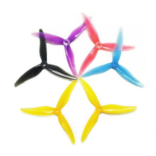 Load image into Gallery viewer, NEW GEMFAN Hurricane 51477 5inch 3 Blade Propeller CW CCW Pink/ Black/ Blue Suitable for RC FPV 2205-2306 Brushless Motor Drones
