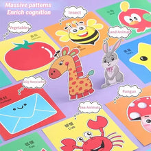 Load image into Gallery viewer, 48Pcs Kids Craft Paper Cut Book - DIY Cartoon Scrapbooking &amp; Educational Toys
