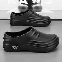 Load image into Gallery viewer, Summer Chef Shoes Anti Slip and Oil Proof Work Shoes Lazy Slippers Casual Trendy Slipper One Step Fashion Garden Shoes For Beach
