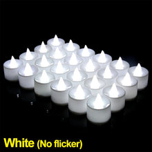 Load image into Gallery viewer, LED Candle Battery Powered Flameless Tea Candle Fake Candle Lamp Wedding Birthday Party Home Decoration Lamp Candlestick Candles
