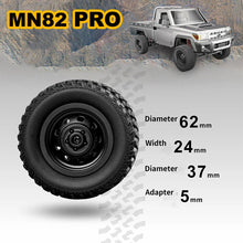 Load image into Gallery viewer, ZWN 1:12 Full Scale RC CAR MN82 Upgraded MN82 PRO Controllable Headlights 2.4G 4WD Off-Road Car Pick Up Truck Toy for Kids Gifts
