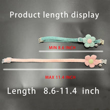 Load image into Gallery viewer, Adjustable Flower Cat Collar with Bell – Cute Breakaway Pet Collar for Kittens &amp; Small Dogs
