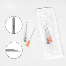 Load image into Gallery viewer, 20pcs Blunt-tip Cannula for Filler Injection 14G 18G 20G 21G 22G 23G 25G27G30G Uric Acid Facial Filling Nose Slight Blunt Needle
