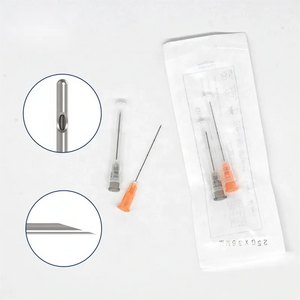 20pcs Blunt-tip Cannula for Filler Injection 14G 18G 20G 21G 22G 23G 25G27G30G Uric Acid Facial Filling Nose Slight Blunt Needle