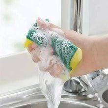 Load image into Gallery viewer, Double-Sided Magic Cleaning Sponge – Rust &amp; Stain Remover for Kitchen
