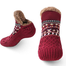Load image into Gallery viewer, Thermal Mens Fluffy Slipper Socks Winter Warm Women Short Cotton Thickened Home Sleeping Soft Non Slip Grip Fuzzy Floor Socks
