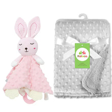 Load image into Gallery viewer, Personalized Newborn Baby Blanket with Name &amp; Custom Stroller Gift Set
