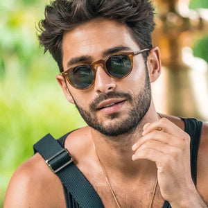 Oliver Brand OV5186 Retro Round Polarized Sunglasses Men Women's Outdoor Driving Sunglass Classic Acetate Trending Sun Glasses