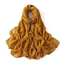Load image into Gallery viewer, Women’s Large Cotton Rayon Hijab Scarf – 180x95cm Plain Wrap &amp; Shawl
