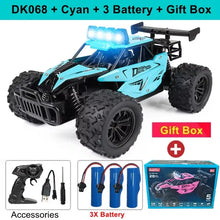 Load image into Gallery viewer, 1:16 RC Drift Racing Car - High-Speed Off-Road Alloy Truck with LED Lights, 20KM/H, 2.4G Radio Control for Kids &amp; Adults
