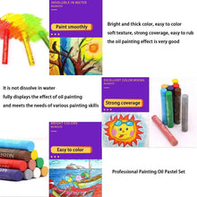 Load image into Gallery viewer, Artist Oil Pastel Set - 12/25/50 Colors, Non-Toxic Washable Crayons for Drawing &amp; Painting
