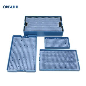 Silicone Sterilization Tray Case Box Ophthalmic Dental Instruments Disinfection Box