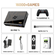 Load image into Gallery viewer, Kinhank Super Console X5 PRO Retro Video Game Console RK3588 8GDDR4 with 4T HDD 16000+ Games Plug and Play for PS2/PS1/SS/DC/N64
