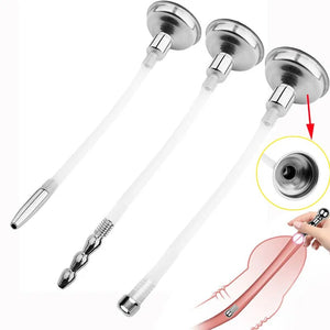 Urethra catheters for men Penis Plug SM Sex Toys Male Chastity Device Urethral Stretcher Catheter Penis Dilator Cock Cage Sextoy