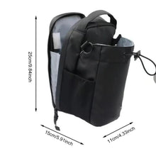 Load image into Gallery viewer, Magnetic Gym Sling Bag with Water Bottle &amp; Phone Holder – Your Ultimate Outdoor Fitness Companion
