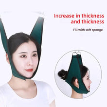 Load image into Gallery viewer, Over Door Cervical Traction Device – Adjustable Neck Stretcher with Comfort Cushion
