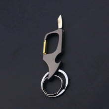 Load image into Gallery viewer, Men's Multifunctional Keychain Bottle Opener Anti-Lost Car Key Ring Creative Waist Hanging Design
