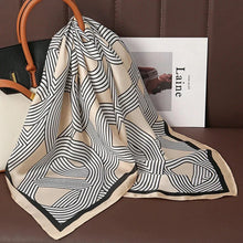 Load image into Gallery viewer, Luxury Satin Silk Square Scarf – Shawl, Hijab &amp; Fashion Wrap 2023

