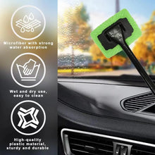 Load image into Gallery viewer, Car Window Cleaner Brush Kit Windshield Cleaning Wash Tool Inside Interior Auto Glass Wiper with Long Handle Car Accessories
