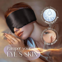Load image into Gallery viewer, 100% Mulberry Silk Sleeping Mask – Soft Eyepatch for Travel &amp; Sleep

