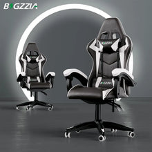 Load image into Gallery viewer, Gaming Chair PU Leather Office Chair, Reclining Racing Game Chair Back and Seat Height Adjustable Swivel Recliner
