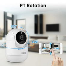 Load image into Gallery viewer, Fuers 3MP IP Camera Tuya Smart Home Indoor WiFi Wireless Surveillance Audio Cam CCTV Automatic Tracking Security Baby Monitor
