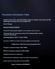 Load image into Gallery viewer, SIMGOT EA500 DSP Wired Earphones With Mic Dual-Magnetic-Circuit Dual-Cavity HiFi Stereo Music Headphone Custom Gaming Earbuds
