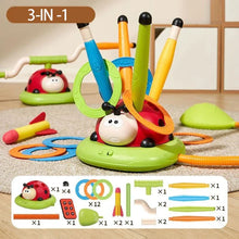 Load image into Gallery viewer, Ladybug Sport Entertainment Game Toy Multifunction Rope Skipping Machine Ferrule Jump Rocket Launcher Outdoor Educational
