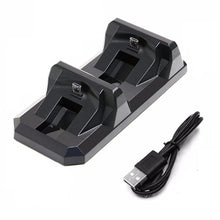 Load image into Gallery viewer, USB Dual Charger For PS4 Controller Accessories Charging Dock Stand Holder For Sony PlayStation 4 Wireless Gamepad Controle
