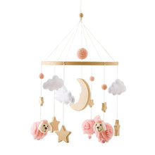 Load image into Gallery viewer, Wooden Baby Rattle Crib Mobile Holder for Newborns
