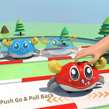 Load image into Gallery viewer, Interactive Crawling Crab Toy - Double Return Force &amp; Bubble Simulation | Fun Baby Sensory Toy for Toddlers
