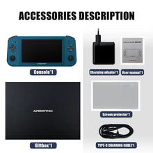Load image into Gallery viewer, ANBERNIC Win600 PC Games Handheld AMD 3020e/3050e 5.94 Inch IPS Screen Office Video Game Console Windows 10 WiFi5  Pocket Laptop
