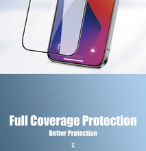 Load image into Gallery viewer, 9D Full Cover Glass Screen Protector for IPhone 11 Pro Max 14 12 X s XS XR Tempered Glass on IPhone 13 Mini 7 8 6S Plus SE Film  Tempered Glass Screen Protector Compatible for iPhone
