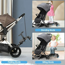 Load image into Gallery viewer, Universal Stroller Step Board with Seat for Second Child
