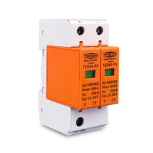 Load image into Gallery viewer, TOMZN SPD DC 1000V 800V 600V 500V 20KA~40KA House Surge Protector Protective Low-voltage Arrester Device
